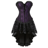 Funki Buys | Dresses | Women's Victorian Gothic Corset Skirt Set