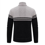 Funki Buys | Sweaters | Men's Slim Mock Neck Zip Up Cardigans