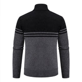 Funki Buys | Sweaters | Men's Slim Mock Neck Zip Up Cardigans