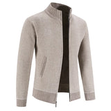 Funki Buys | Sweaters | Men's Slim Fit Zip Up Cardigan Sweaters