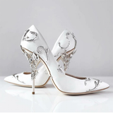Funki Buys | Shoes | Women's Elegant Silk Formal Prom Stilettos