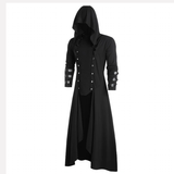 Funki Buys | Jackets | Women's Men Hooded Long Gothic Coat