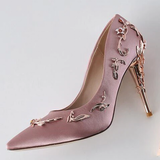 Funki Buys | Shoes | Women's Elegant Silk Formal Prom Stilettos