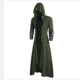 Funki Buys | Jackets | Women's Men Hooded Long Gothic Coat