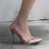 Funki Buys | Shoes | Women's Elegant Silk Formal Prom Stilettos