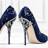 Funki Buys | Shoes | Women's Elegant Silk Formal Prom Stilettos