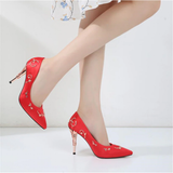 Funki Buys | Shoes | Women's Elegant Silk Formal Prom Stilettos