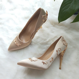 Funki Buys | Shoes | Women's Elegant Silk Formal Prom Stilettos