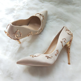 Funki Buys | Shoes | Women's Elegant Silk Formal Prom Stilettos