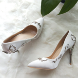 Funki Buys | Shoes | Women's Elegant Silk Formal Prom Stilettos