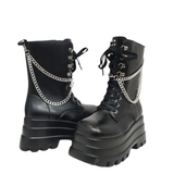 Funki Buys | Boots | Women's Gothic Punk Retro Biker Boots