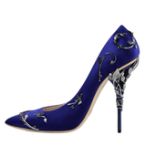 Funki Buys | Shoes | Women's Elegant Silk Formal Prom Stilettos