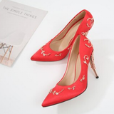 Funki Buys | Shoes | Women's Elegant Silk Formal Prom Stilettos