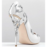 Funki Buys | Shoes | Women's Elegant Silk Formal Prom Stilettos