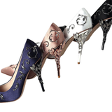 Funki Buys | Shoes | Women's Elegant Silk Formal Prom Stilettos