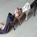 Funki Buys | Shoes | Women's Elegant Silk Formal Prom Stilettos