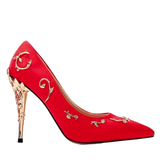 Funki Buys | Shoes | Women's Elegant Silk Formal Prom Stilettos