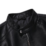 Funki Buys | Jackets | Men's Faux Leather Hooded Jacket