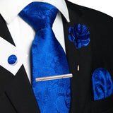 Funki Buys | Neckties | Men's 5pcs Silk Floral Champagne Tie Set