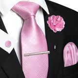 Funki Buys | Neckties | Men's 5pcs Formal Silk Tie Set