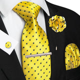 Funki Buys | Neckties | Men's 5pcs Formal Silk Tie Set