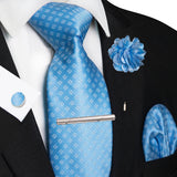 Funki Buys | Neckties | Men's 5pcs Formal Silk Tie Set