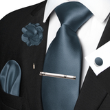 Funki Buys | Neckties | Men's Luxury 5 Pcs Ridged Silk Tie Set