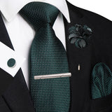 Funki Buys | Neckties | Men's 5pcs Formal Silk Tie Set