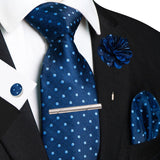 Funki Buys | Neckties | Men's 5pcs Formal Silk Tie Set