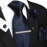 Funki Buys | Neckties | Men's 5pcs Formal Silk Tie Set