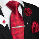 Funki Buys | Neckties | Men's 5pcs Formal Silk Tie Set