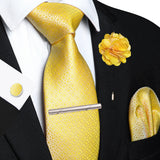 Funki Buys | Neckties | Men's 5pcs Formal Silk Tie Set