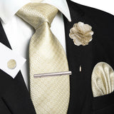 Funki Buys | Neckties | Men's 5pcs Formal Silk Tie Set