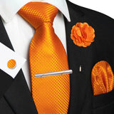 Funki Buys | Neckties | Men's 5pcs Formal Silk Tie Set