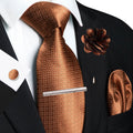 Funki Buys | Neckties | Men's 5pcs Formal Silk Tie Set