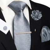 Funki Buys | Neckties | Men's 5pcs Formal Silk Tie Set