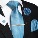 Funki Buys | Neckties | Men's 5pcs Formal Silk Tie Set