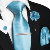 Funki Buys | Neckties | Men's 5pcs Formal Silk Tie Set