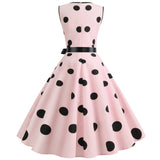 Funki Buys | Dresses | Women's Retro Swing Polka Dot Dresses