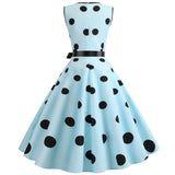 Funki Buys | Dresses | Women's Retro Swing Polka Dot Dresses