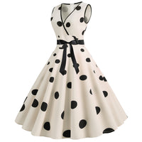 Funki Buys | Dresses | Women's Retro Swing Polka Dot Dresses