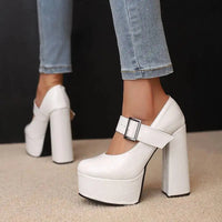 Funki Buys | Shoes | Women's Super-high Mary Jane Platforms