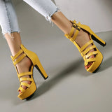 Funki Buys | Shoes | Women's Platform Gladiator Stilettos