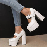 Funki Buys | Shoes | Women's Super-high Mary Jane Platforms