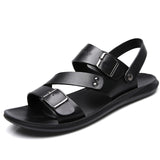 Funki Buys | Shoes | Men's Summer Fashion Leather Sandals