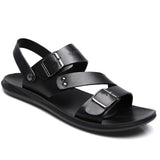 Funki Buys | Shoes | Men's Summer Fashion Leather Sandals