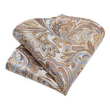 Funki Buys | Neckties | Men's Stylish 3 Pcs Paisley Tie Set