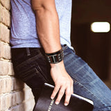 Funki Buys | Bracelets | Unisex Leather Studded Wristband