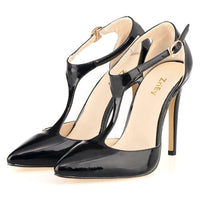 Funki Buys | Shoes | Women's Super High  Heel T-Strap Stilettos