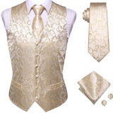 Funki Buys | Vests | Men's Luxury 5 Pcs Wedding Vest Tie Set